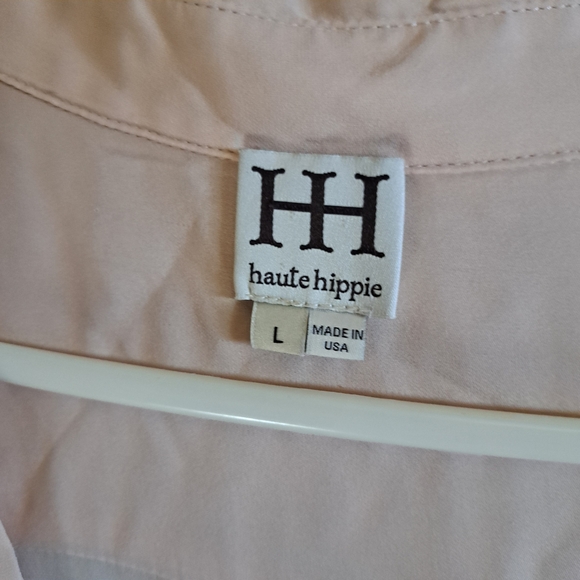 Haute Hippie Blush Drape Blouse - Picture 5 of 5
